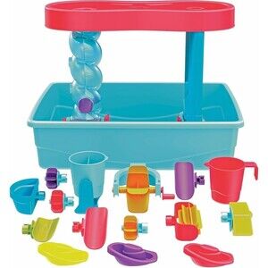 CHUCKLE & ROAR TABLETOP 3-IN-1 WATER SAND ART EASEL - RED